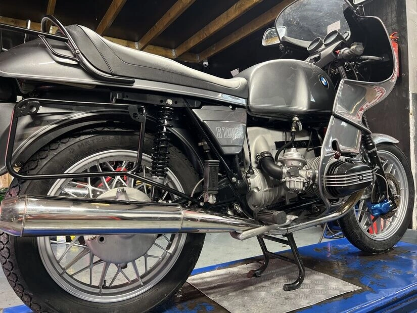 Motorcycle work at East London Motorcycles